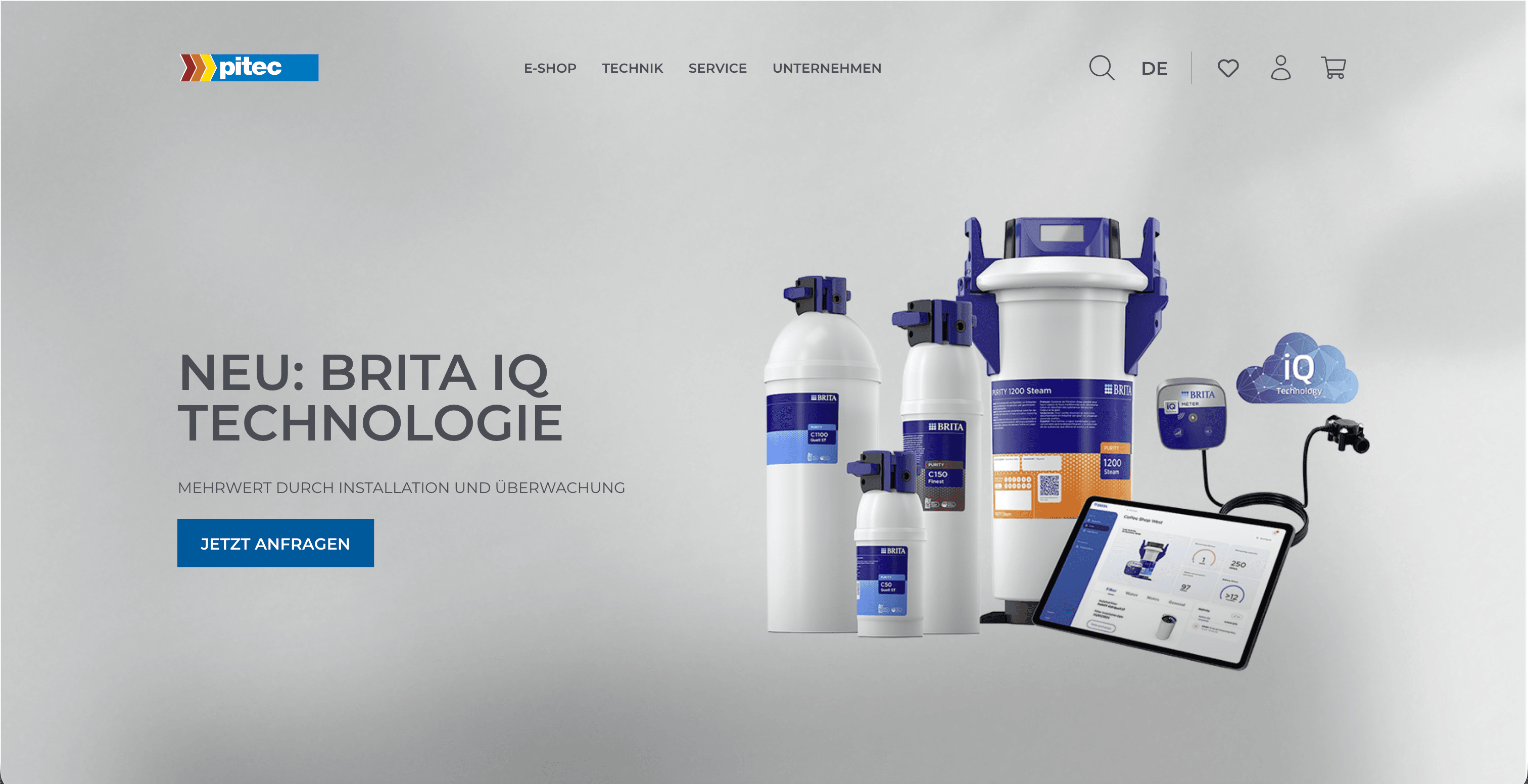 Pitec AG · B2B Industrie · Shopware 6 mit Plytix PIM